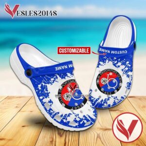 Deportivo Quevedo Crocs Clogs, Unique Footwear For Fans