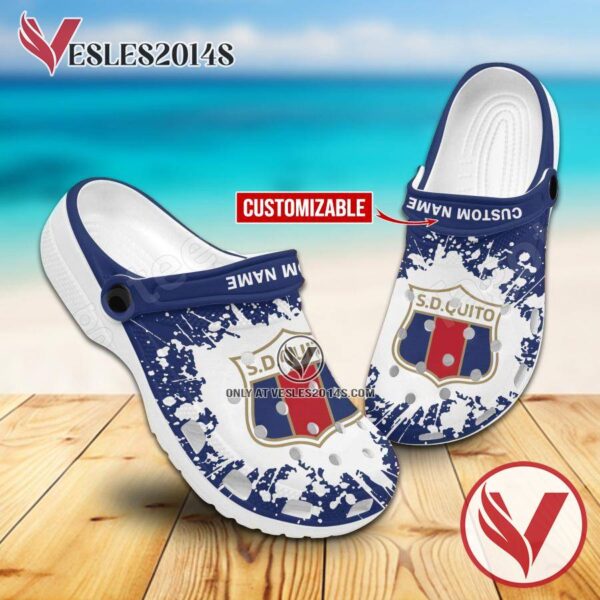 Deportivo Quito Crocs Clogs, Unique Footwear For Fans