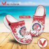 Deportivo Toluca Logo Custom Crocs Clogs, Unique Footwear For Fans