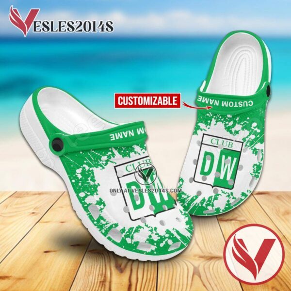 Deportivo Wanka Crocs Clogs, Unique Footwear For Fans
