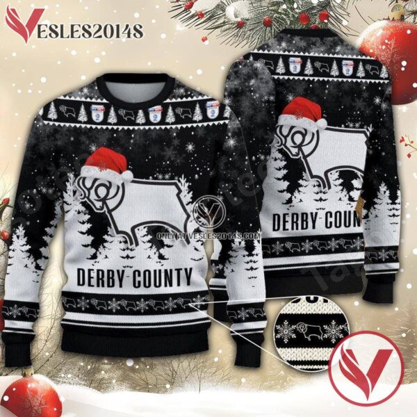 Derby County Sport Ugly Christmas Sweater, Unique Gifts For Fans - Vesles2014aS 1