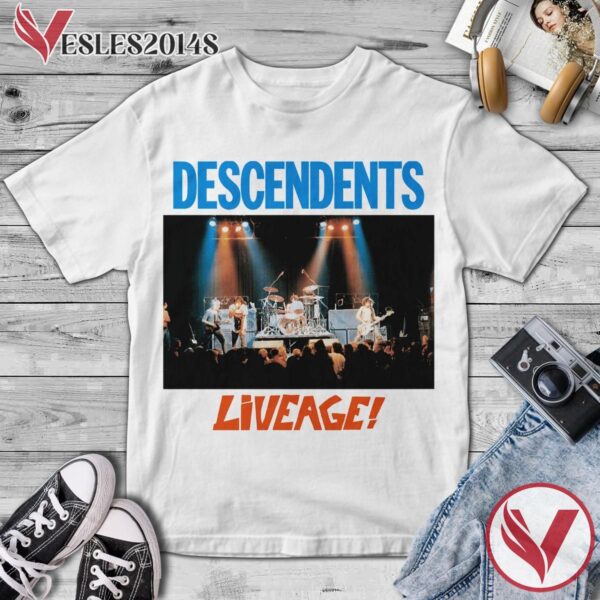 Descendents Liveage Album Cover Shirt, Perfect Gifts For Music Lovers - Vesles2014S