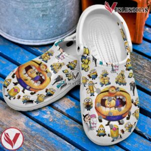 Despicable Me 4 Minions Cartoon Crocs Crocband Clogs Shoes Comfortable For Men Women and Kids, Unique Gift From  Vesles2014S 3