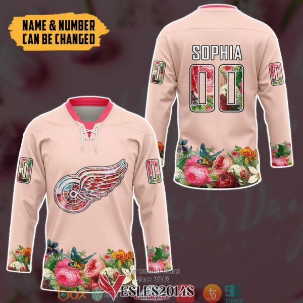 Detroit Red Wings Custom Name And Number Hockey Jersey, Trending Gifts For Fans - Vesles2014s 2