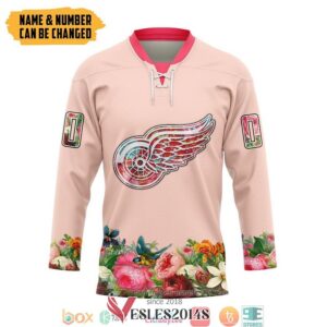 Detroit Red Wings Custom Name And Number Hockey Jersey, Trending Gifts For Fans - Vesles2014s