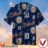 Detroit Tigers Baseball For Summer Navy Hawaiian Shirt, Unique Gifts For Friends - Vesles2014S 1
