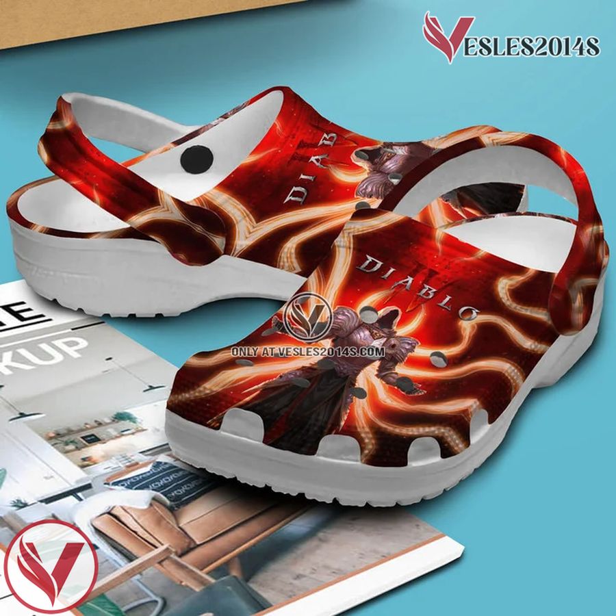 Diablo Game Crocs Crocband Clogs For Men Women and Kids, Unique Gift From Vesles2014S 2