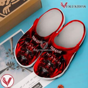 Diablo Game Crocs Crocband Clogs Shoes Custom Name For Men Women and Kids, Unique Gift From Vesles2014S 2