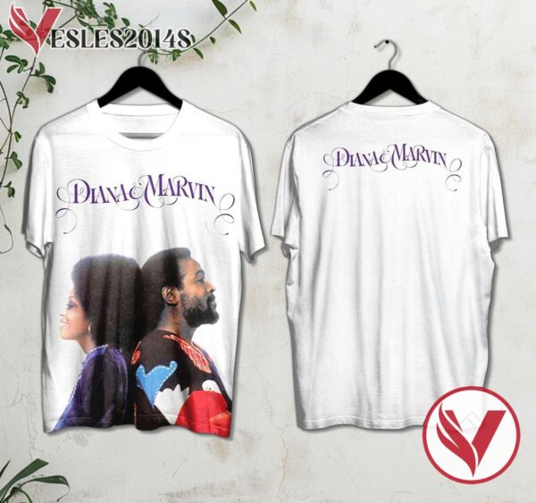 Diana Ross And Marvin Gaye Diana And Marvin Album Cover Shirt, Perfect Gifts For Music Lovers - Vesles2014S
