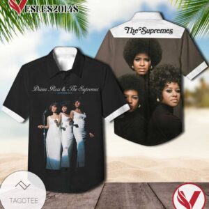 Diana Ross And The Supremes Anthology Compilation Album Cover Hawaiian Shirt, Best Gift For Music Lovers Vesles2014S