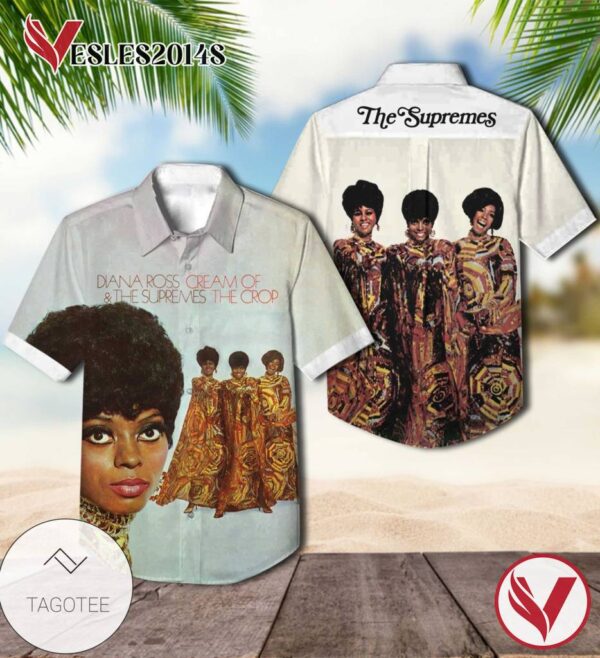 Diana Ross And The Supremes Cream Of The Crop Album Cover Hawaiian Shirt, Best Gift For Music Lovers Vesles2014S