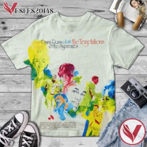 Diana Ross And The Supremes Join The Temptations Album Cover Shirt, Perfect Gifts For Music Lovers - Vesles2014S