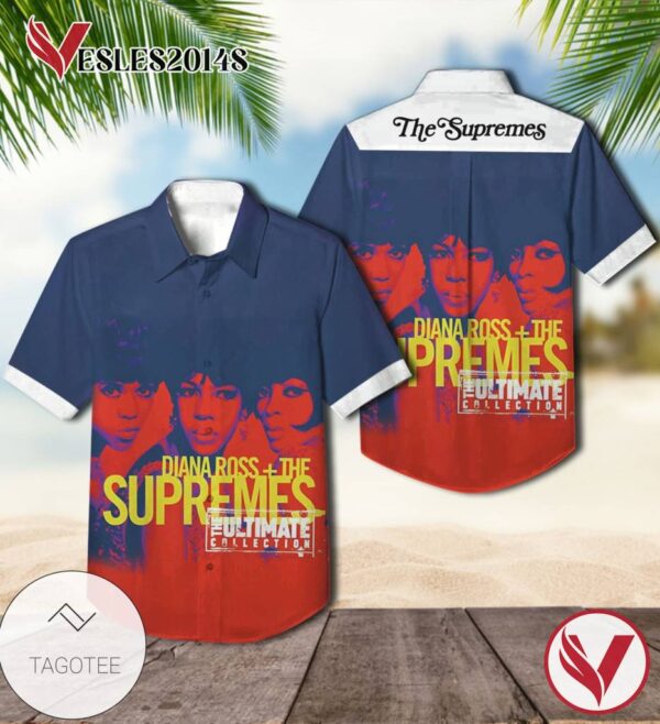 Diana Ross And The Supremes The Ultimate Collection Album Cover Hawaiian Shirt, Best Gift For Music Lovers Vesles2014S