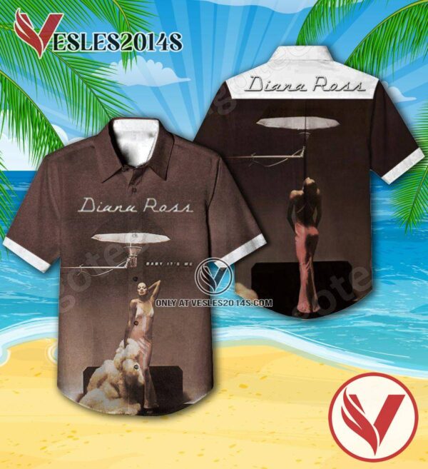 Diana Ross Baby It’s Me Album Cover Hawaiian Shirt, Unique Gifts For Music Lovers - Vesles2014S