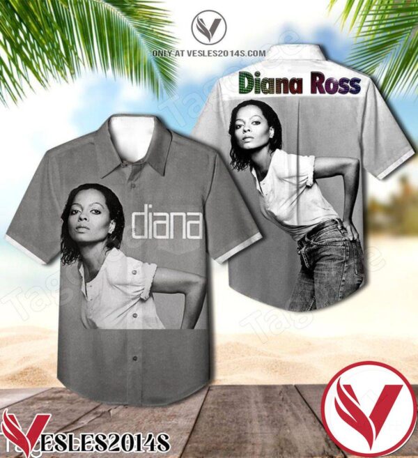 Diana Ross Photo Hawaiian Shirt, Unique Gifts For Friends - Vesles2014S 1