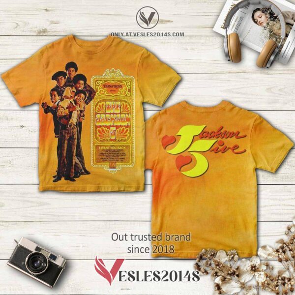 Diana Ross Presents The Jackson 5 Album 3D Shirt, Perfect Gifts For Music Lovers - Vesles2014S