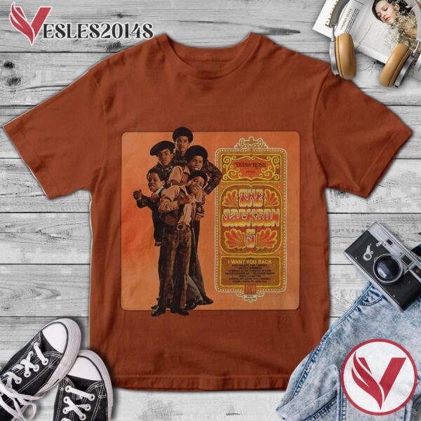 Diana Ross Presents The Jackson 5 Album Cover Shirt, Perfect Gifts For Music Lovers - Vesles2014S