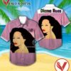 Diana Ross Silk Electric Album Cover Hawaiian Shirt, Unique Gifts For Music Lovers - Vesles2014S