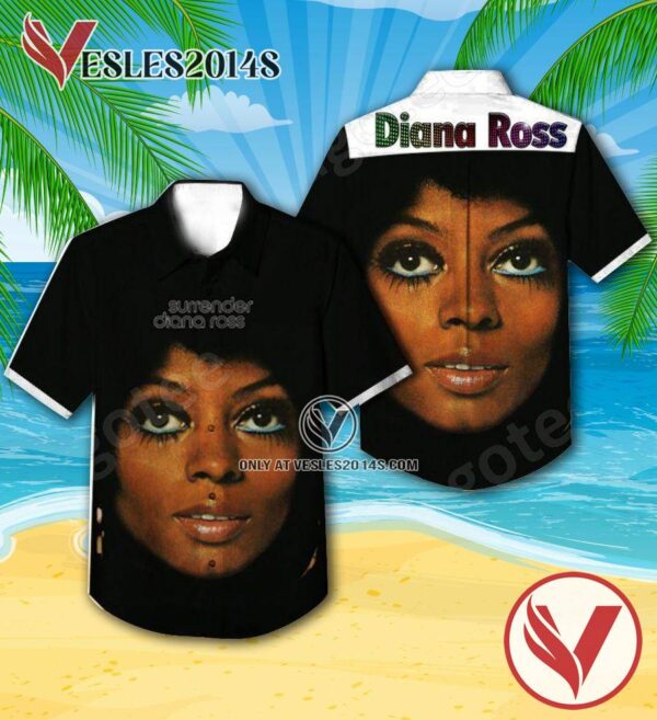 Diana Ross Surrender Album Cover Hawaiian Shirt, Unique Gifts For Music Lovers - Vesles2014S
