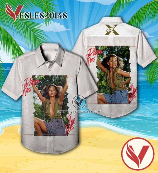 Diana Ross The Boss Album Cover Hawaiian Shirt, Unique Gifts For Music Lovers - Vesles2014S