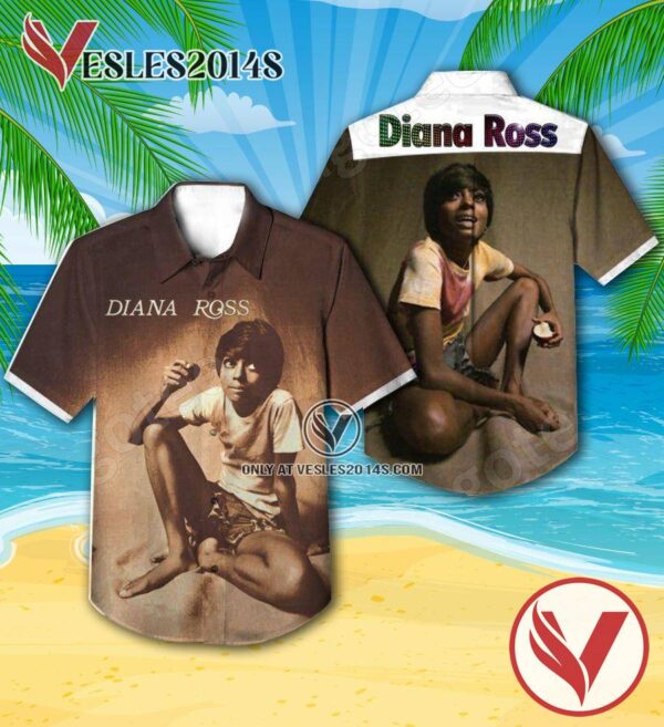 Diana Ross The Debut Studio Album Cover Style 2 Hawaiian Shirt, Unique Gifts For Music Lovers - Vesles2014S