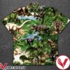 Dinosaur In Nature Hawaiian Shirt, Unique Gifts For Friends - Vesles2014S 1