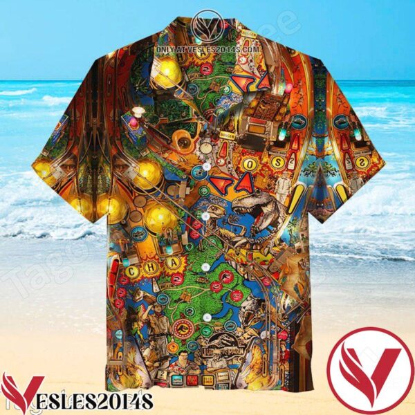 Dinosaur Park Pinball Hawaiian Shirt, Unique Gifts For Friends - Vesles2014S 1