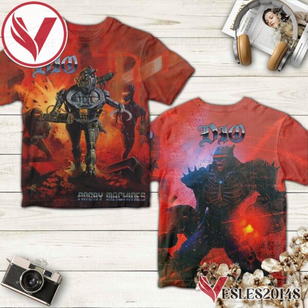Dio Angry Machines Album Cover Shirt, Perfect Gifts For Music Lovers - Vesles2014S