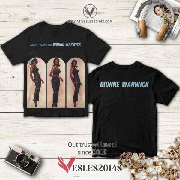 Dionne Warwick Make Way Album 3D T-Shirt, Perfect Gifts For Music Lovers - Vesles2014S