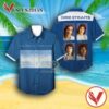 Dire Straits Communiqué Album Cover Blue Hawaiian Shirt, Unique Gifts For Music Lovers - Vesles2014S