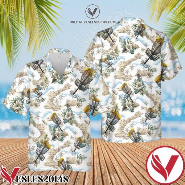 Disc Golf Basket Hawaiian Shirt, Unique Gifts For Friends - Vesles2014S 1