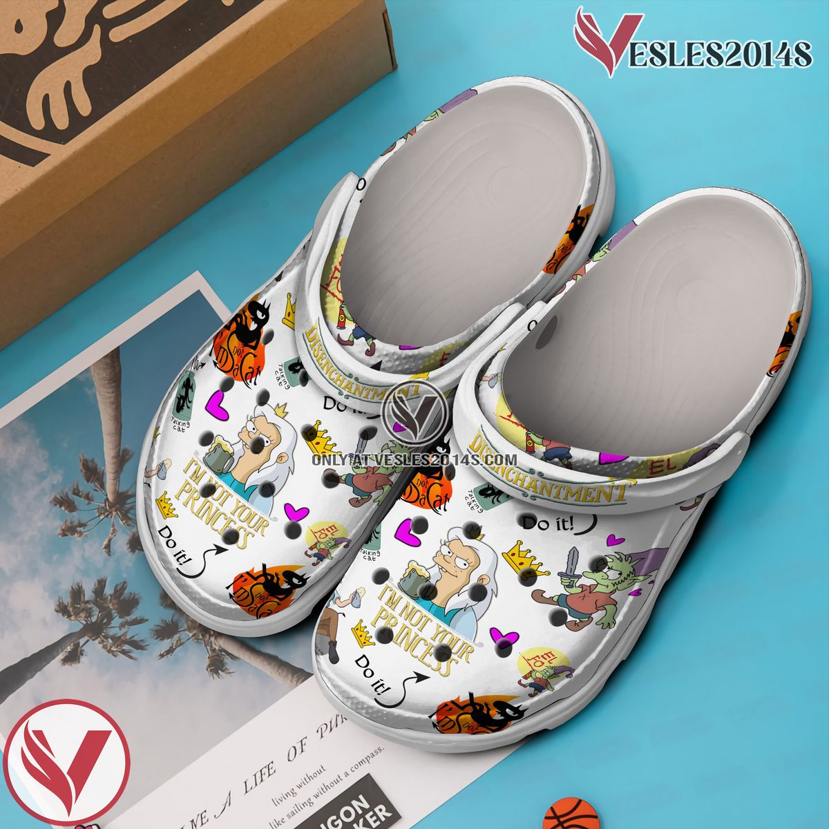 Disenchantment Movie Crocs Crocband Clogs Shoes Comfortable For Men Women and Kids - Vesles2014S 2