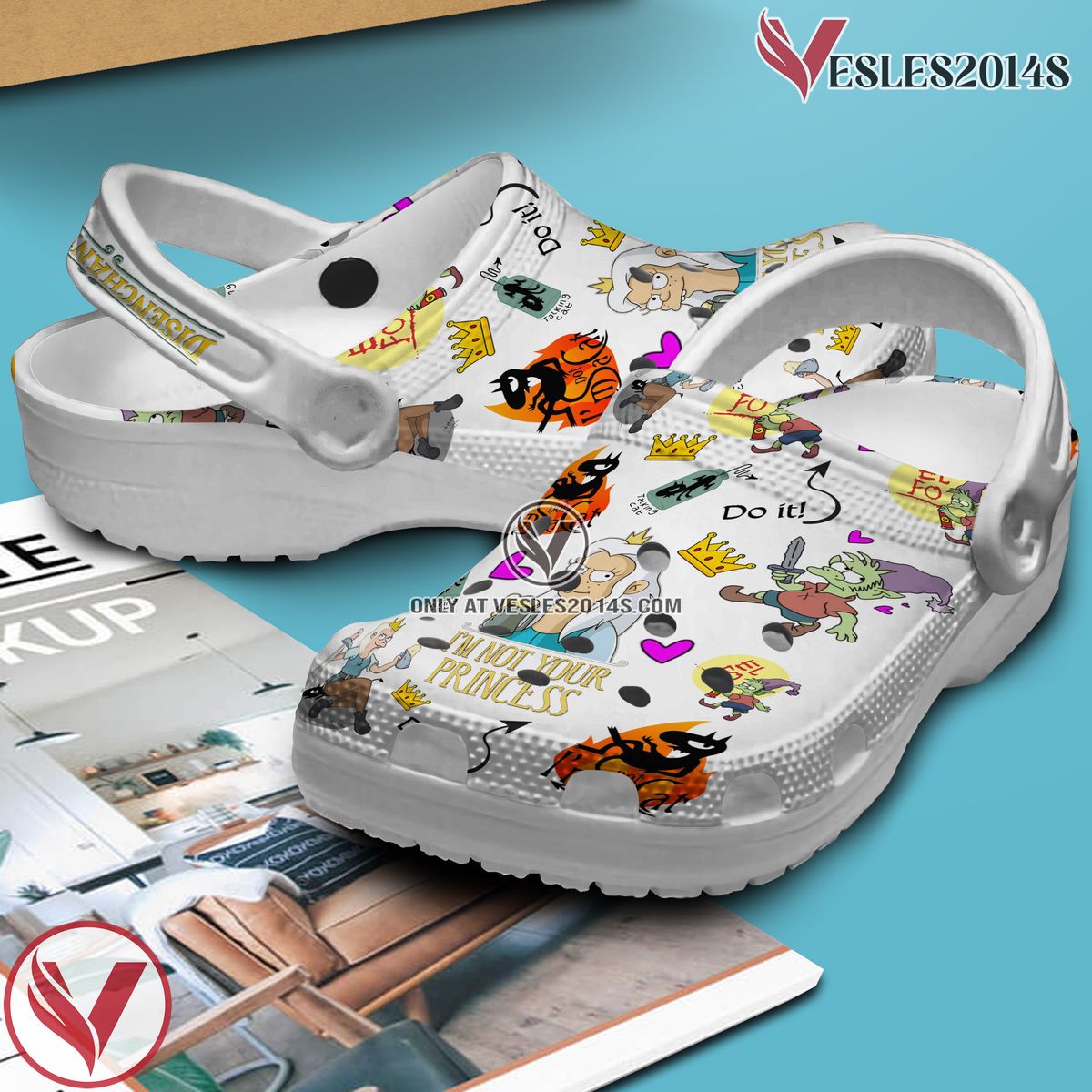 Disenchantment Movie Crocs Crocband Clogs Shoes Comfortable For Men Women and Kids - Vesles2014S 3