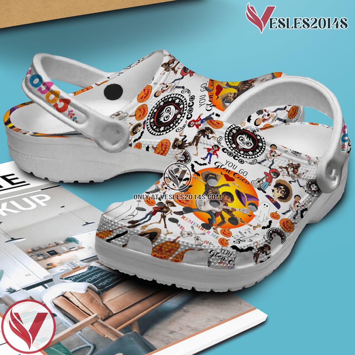 Disney Coco Movie Crocs Crocband Clogs Shoes Comfortable For Men Women and Kids - Vesles2014S 2