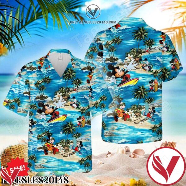 Disney Mickey Mouse Hawaiian Shirt, Unique Gifts For Friends - Vesles2014S 1