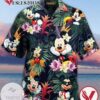 Disney Mickey Mouse Tropical Print Short Sleeve Hawaiian Casual Shirt Vesles2014S