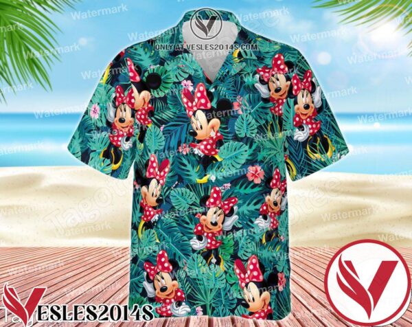 Disney Minnie Mouse Hawaiian Shirt, Unique Gifts For Friends - Vesles2014S 1