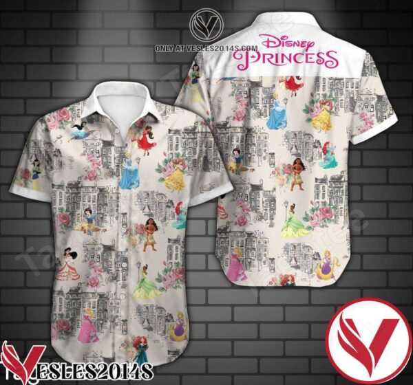 Disney Princess Hawaiian Shirt, Unique Gifts For Friends - Vesles2014S 1