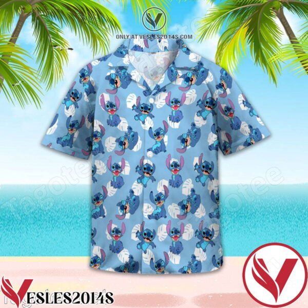 Disney Stitch Hawaiian Kids Shirt, Disney Vacation Hawaiian Shirt, Unique Gifts For Friends - Vesles2014S 1