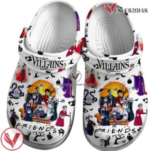Disney Villains Cartoon Crocs Crocband Clogs Shoes Comfortable For Men Women and Kids Style 1, Unique Gift From Vesles2014S 2