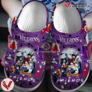 Disney Villains Cartoon Crocs Crocband Clogs Shoes Comfortable For Men Women and Kids Style 2, Unique Gift From  Vesles2014S