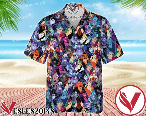 Disney Villains Hawaiian Shirt, Unique Gifts For Friends - Vesles2014S 1