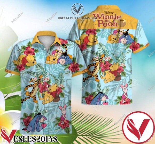 Disney Winnie The Pooh Hawaiian Shirt, Unique Gifts For Friends - Vesles2014S 1