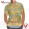 Disneyland Vintage Map For men And Women Graphic Print Short Sleeve Hawaiian Casual Shirt Vesles2014S