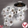 Disturbed Grey Tropical Floral White Hawaiian Shirt, Unique Gifts For Friends - Vesles2014S 1