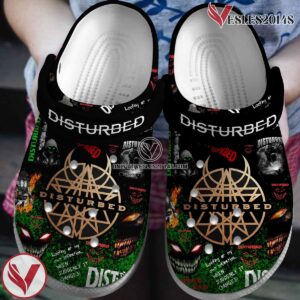 Disturbed Music Crocs Crocband Clogs Shoes, Unique Gifts For Fans Style 1 - Vesles2014S