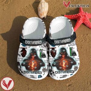 Disturbed Music Crocs Crocband Clogs Shoes, Unique Gifts For Fans Style 2 - Vesles2014S 4