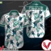 Dive Lovers At 30 Feet My Therapy Begins Green Tropical Floral White Hawaiian Shirt, Unique Gifts For Friends - Vesles2014S 1