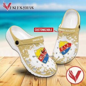 Djurgardens Custom Crocs Clogs, Unique Footwear For Fans