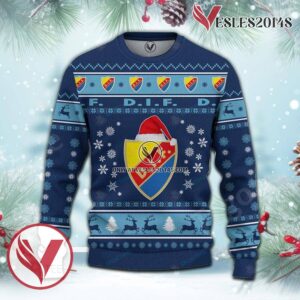 Djurgårdens IF Fotbollsförening Sport Ugly Christmas Sweater, Unique Gifts For Fans - Vesles2014aS 2